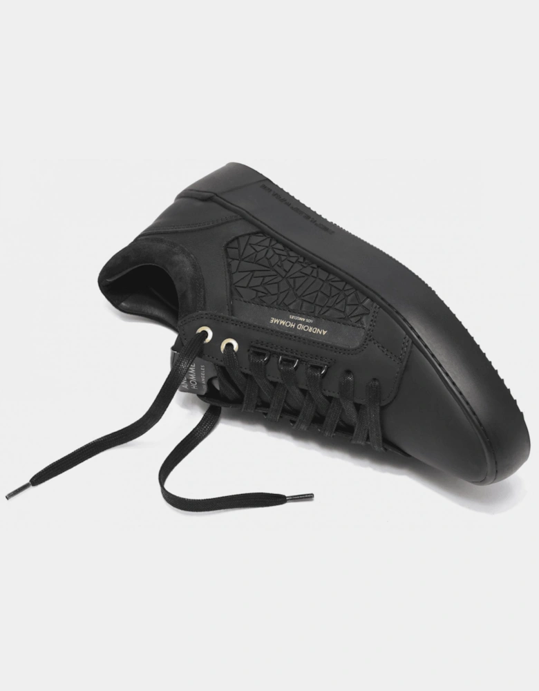 Venice Rubberised Mosaic Black Sneaker Trainer