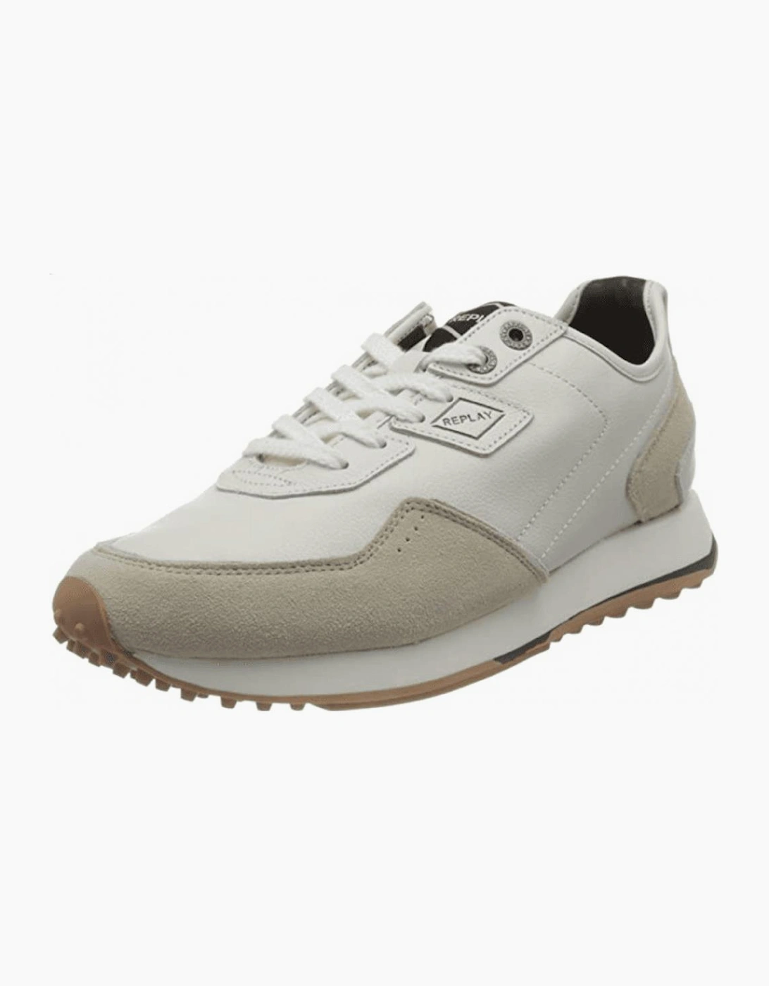 White Leather Sneaker Trainer