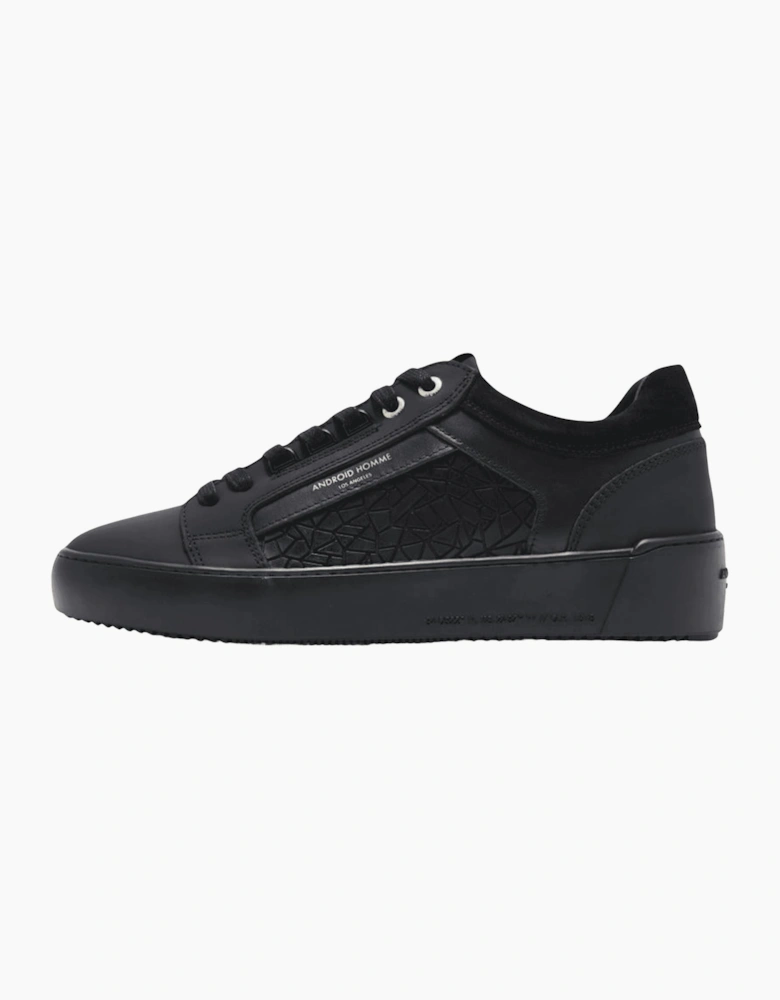 Venice Rubberised Mosaic Black Sneaker Trainer