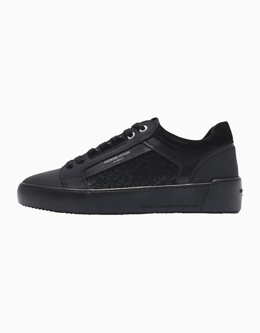 Venice Rubberised Mosaic Black Sneaker Trainer