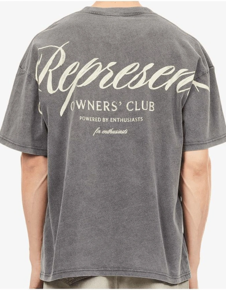 Scripted Owners Club Oversized Vintage Grey T-Shirt