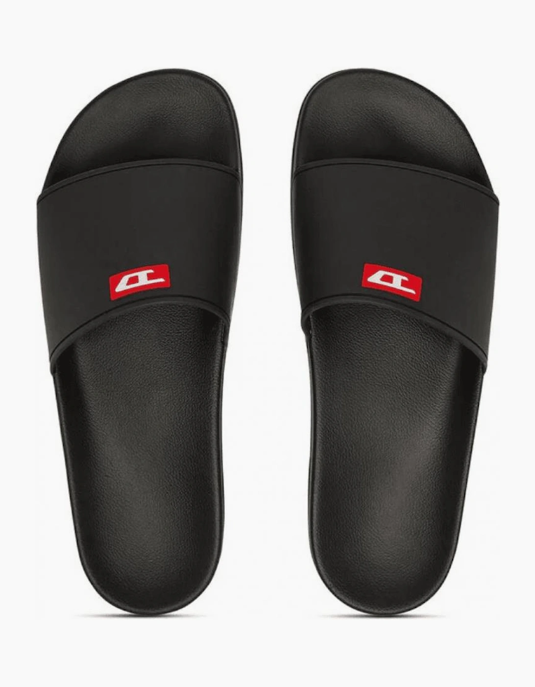 SA Swim Black Rubber Sliders