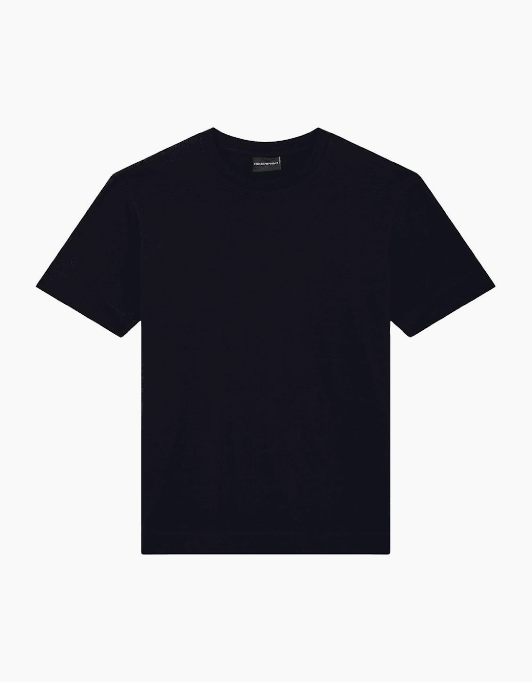 Micro Eagle All Over Slim Fit Navy T-Shirt