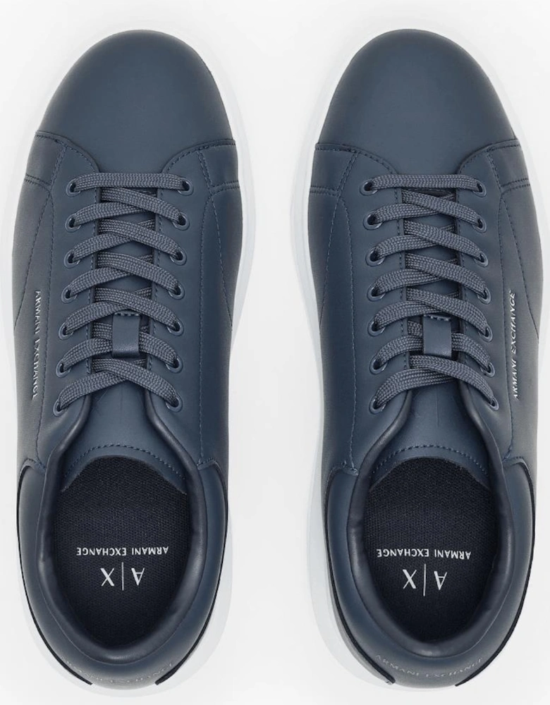 Action Leather Navy/White Sneaker Trainer