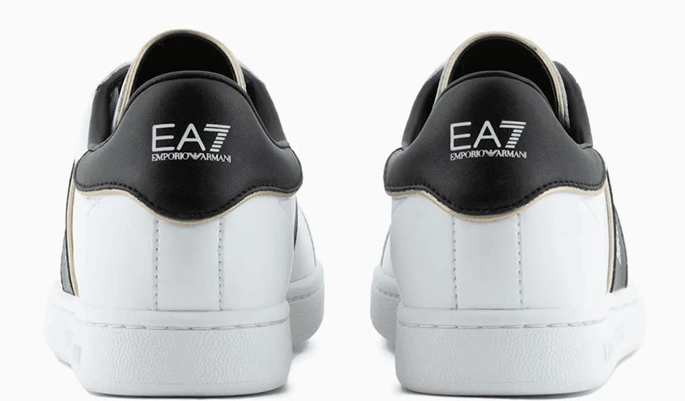 Lace Up White Leather Trainer