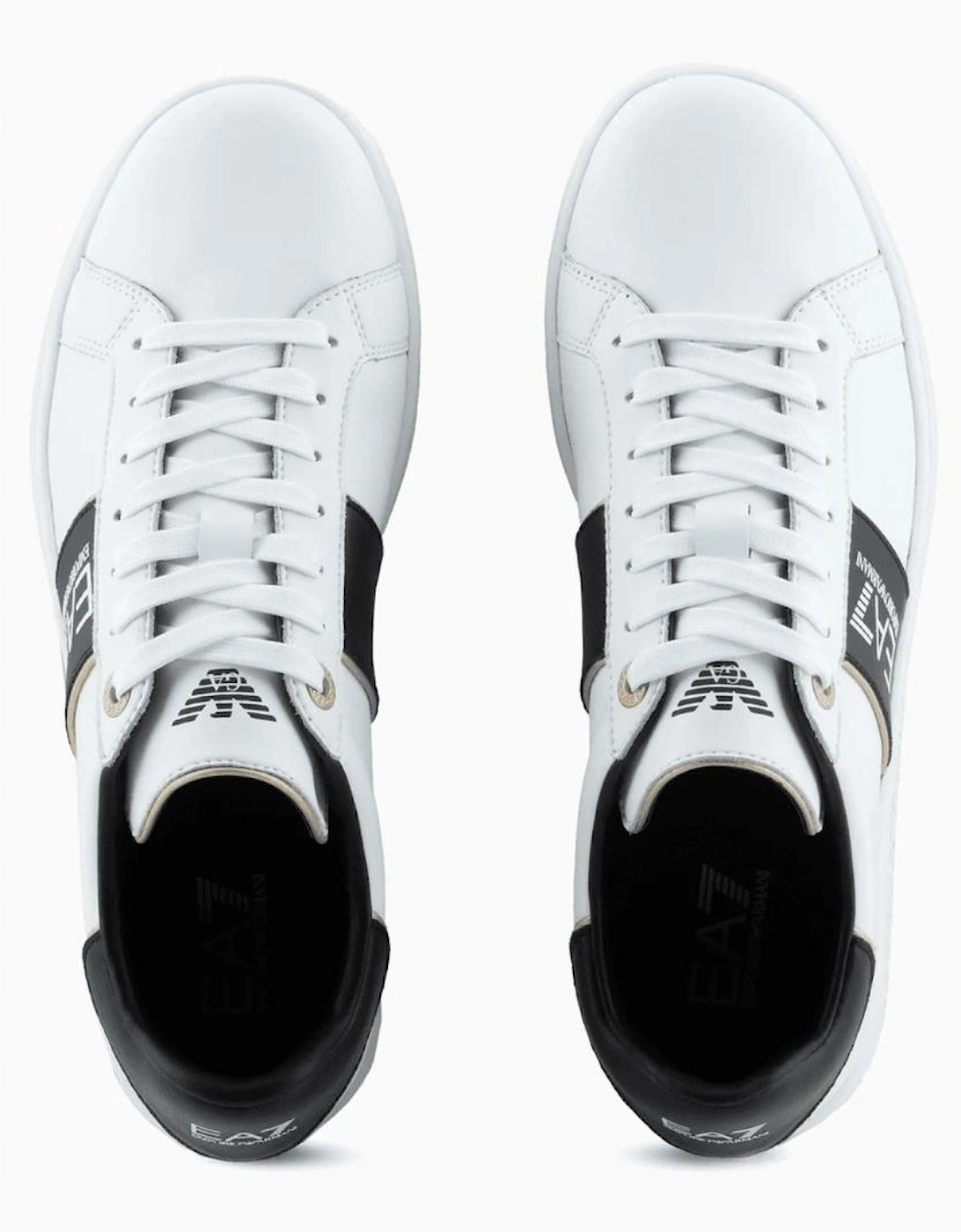 Lace Up White Leather Trainer