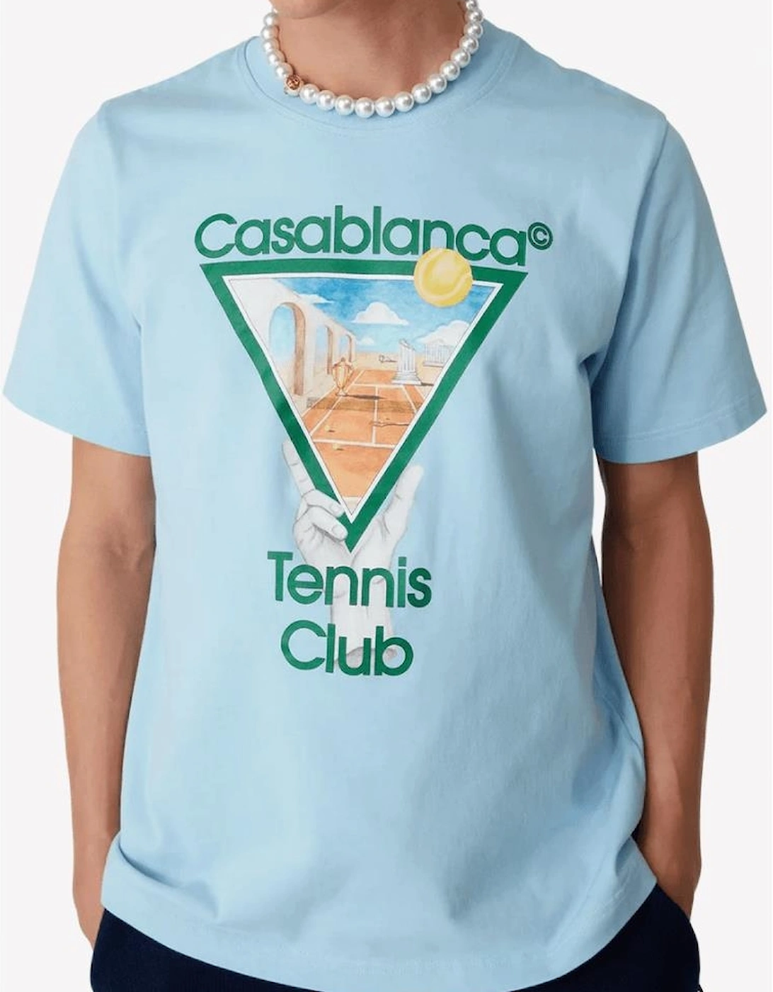 Metaphysical Tennis Icon Blue T-Shirt