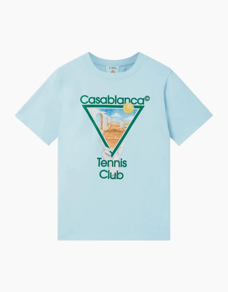 Metaphysical Tennis Icon Blue T-Shirt
