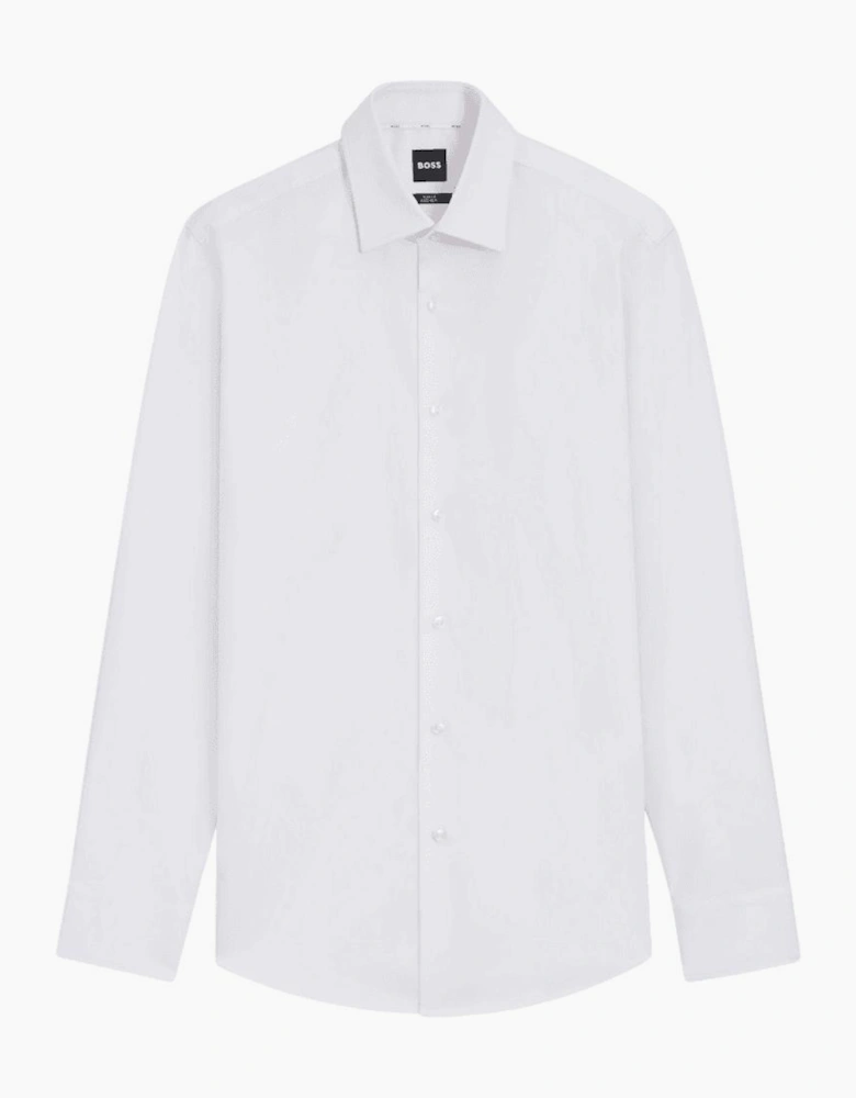 H-Hank Slim Fit Easy Iron White Shirt