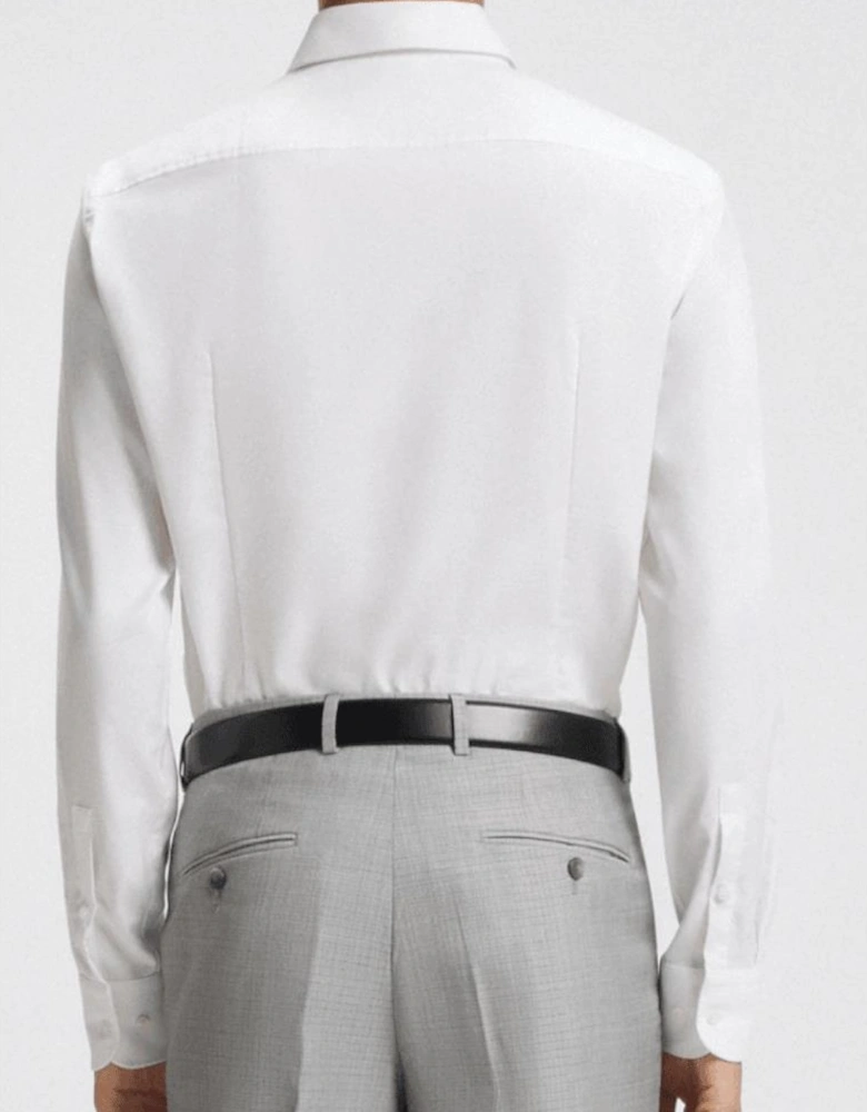 H-Hank Slim Fit Easy Iron White Shirt