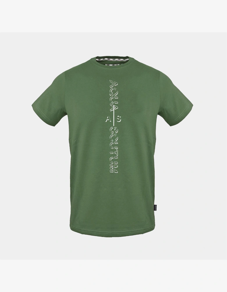 Text Graphic Crew Neck Short Sleeve Jersey T-Shirt