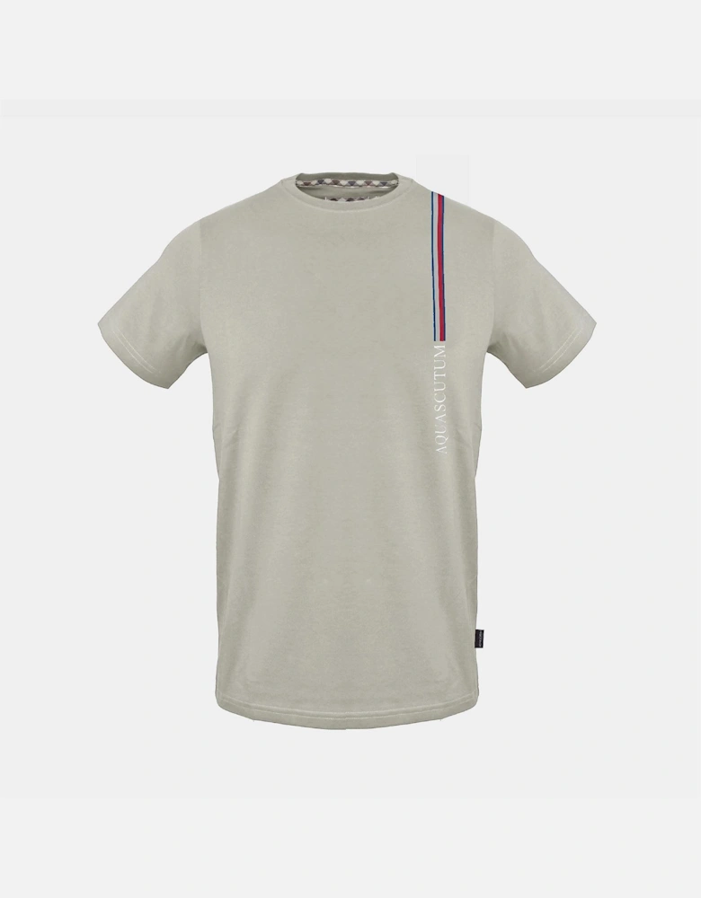 Printed Logo Crew Neck Short Sleeve T-Shirt