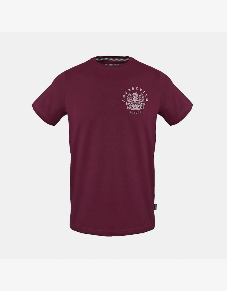 Text Graphic Crew Neck Short Sleeve T-Shirt