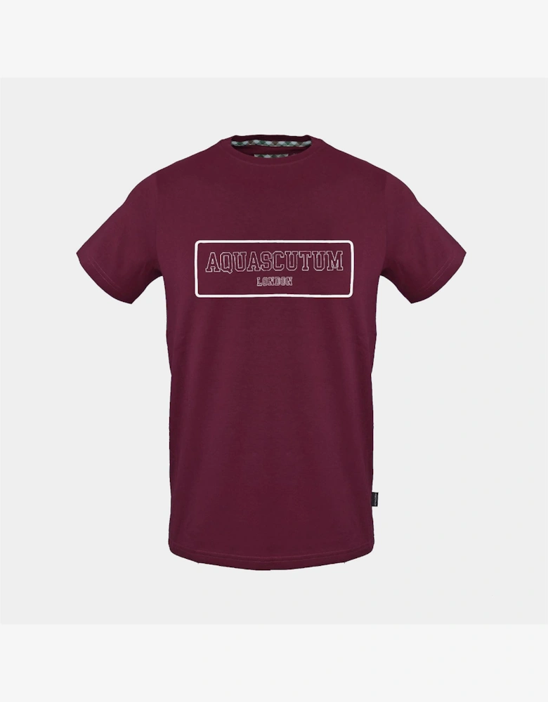 Printed Logo Crew Neck Short Sleeve Jersey T-Shirt