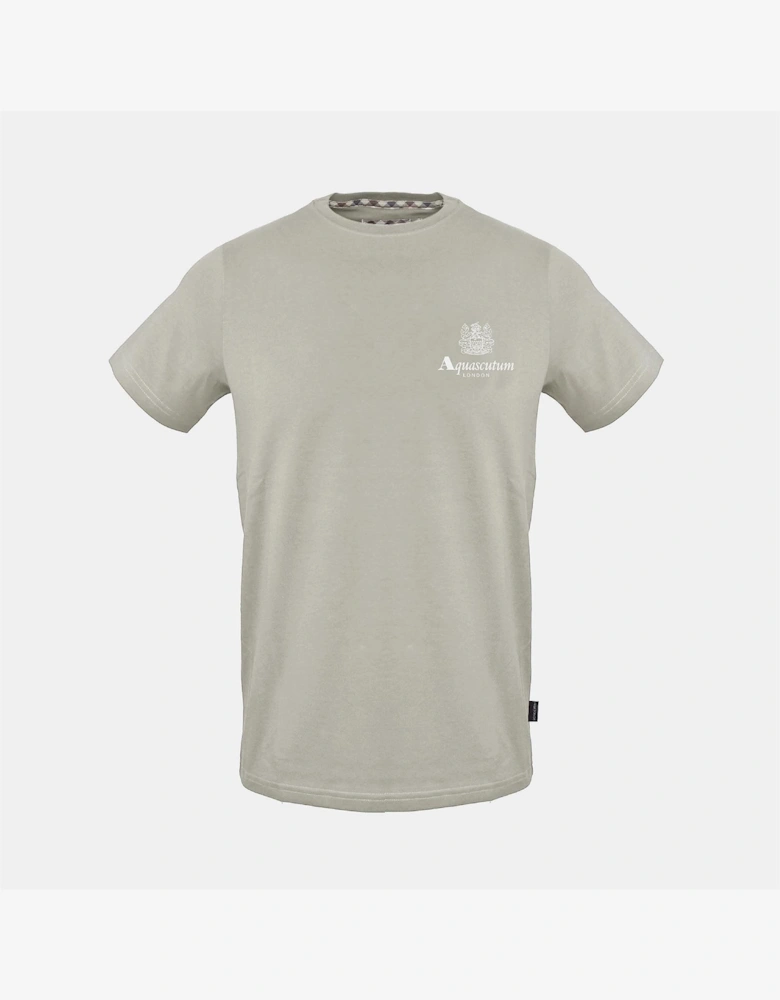 Printed Logo Crew Neck Short Sleeve T-Shirt
