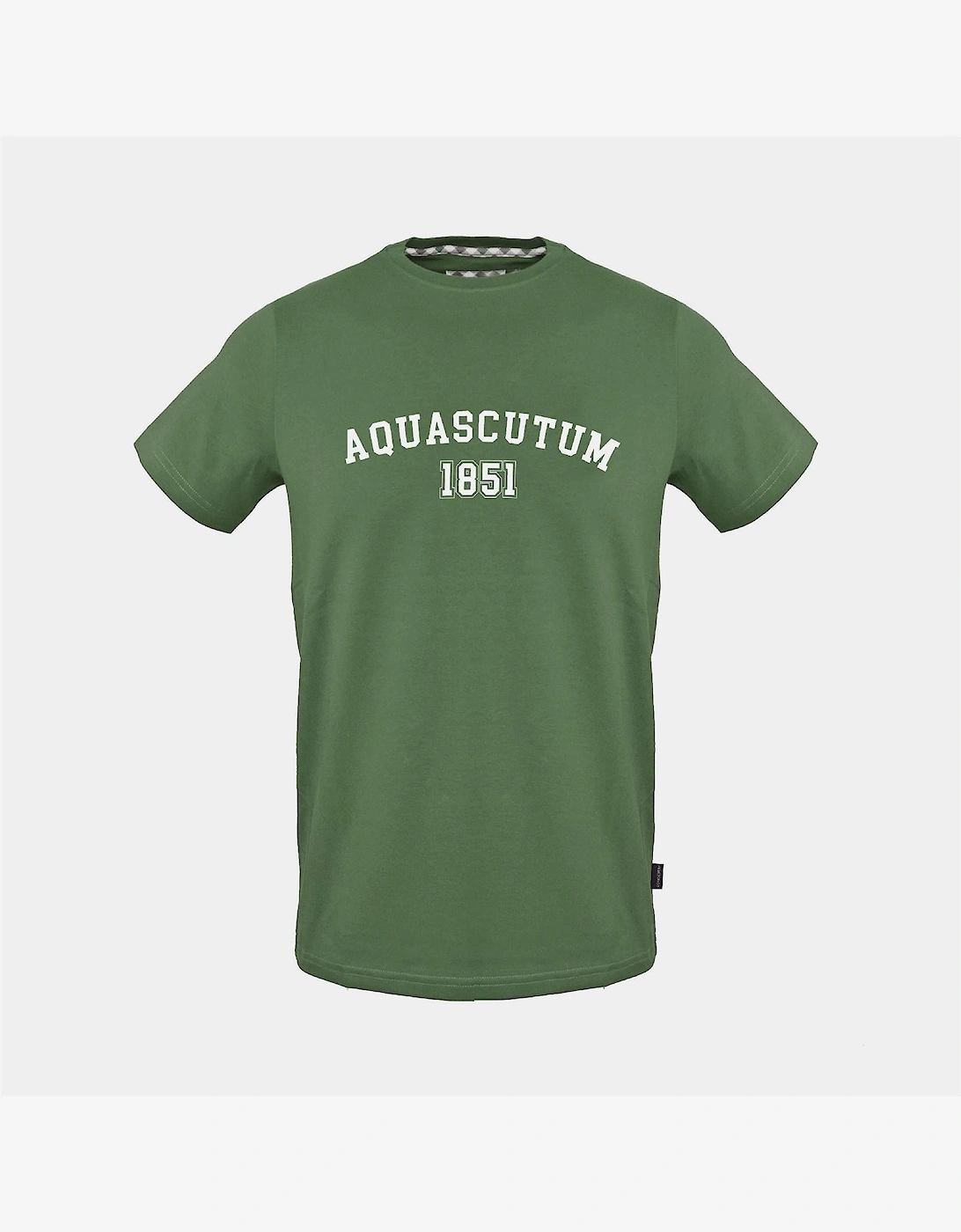 Arch Lettering Printed Logo Crew Neck Short Sleeve Jersey T-Shirt, 3 of 2