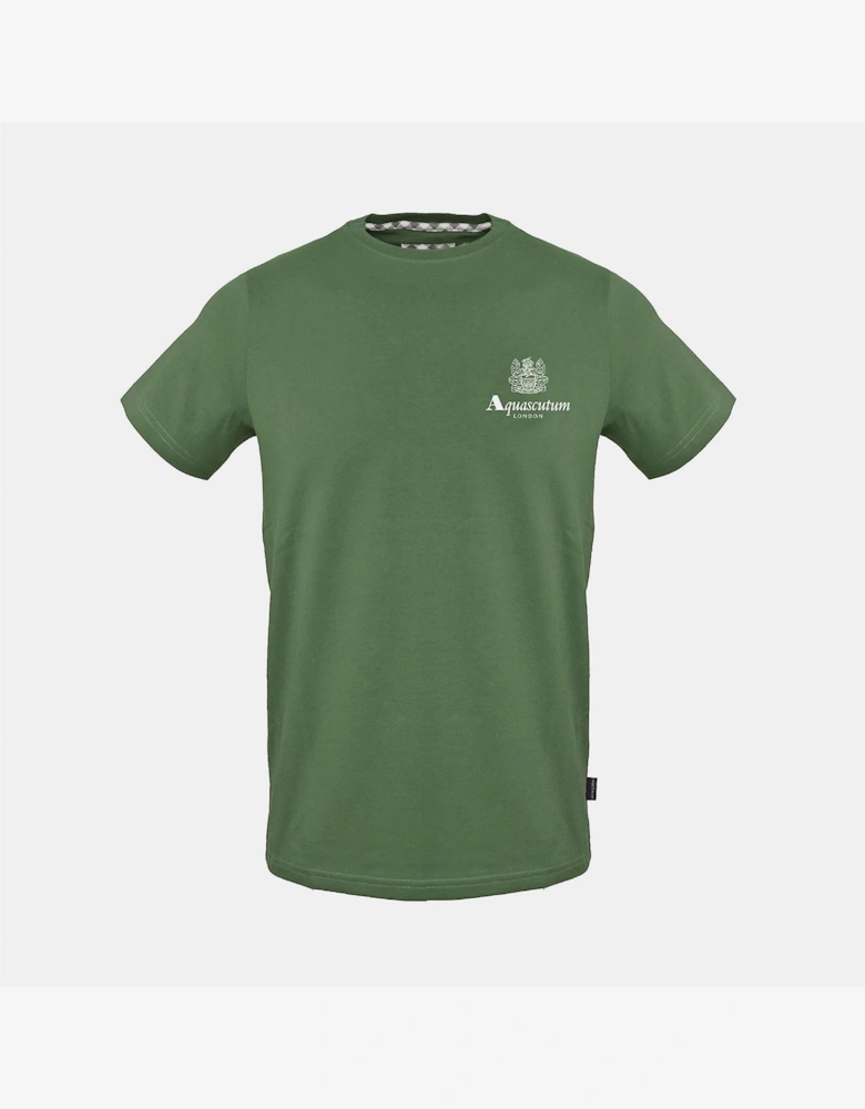 Text Graphic Crew Neck Short Sleeve T-Shirt