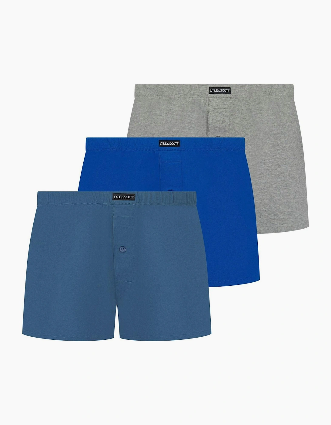Temi 3 Pack Plain Design Boxer Shorts