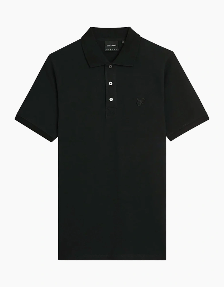 Lyle & Scott Superfine Polo Shirt JET BLACK