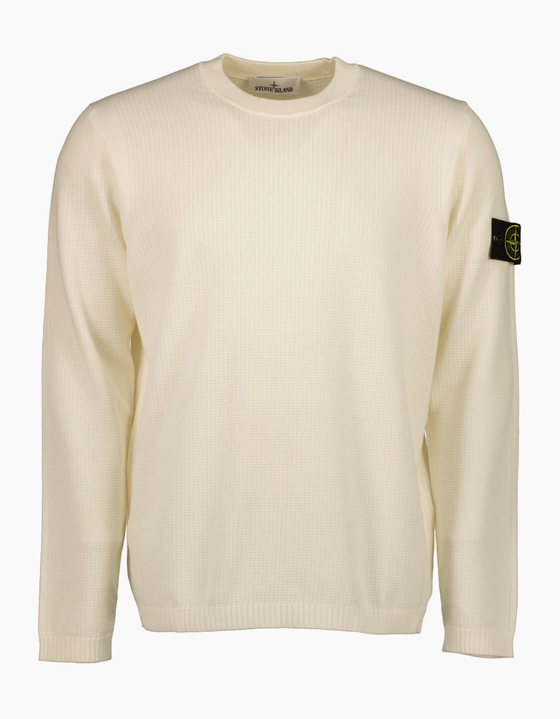 Crewneck Knitted Cotton Jumper