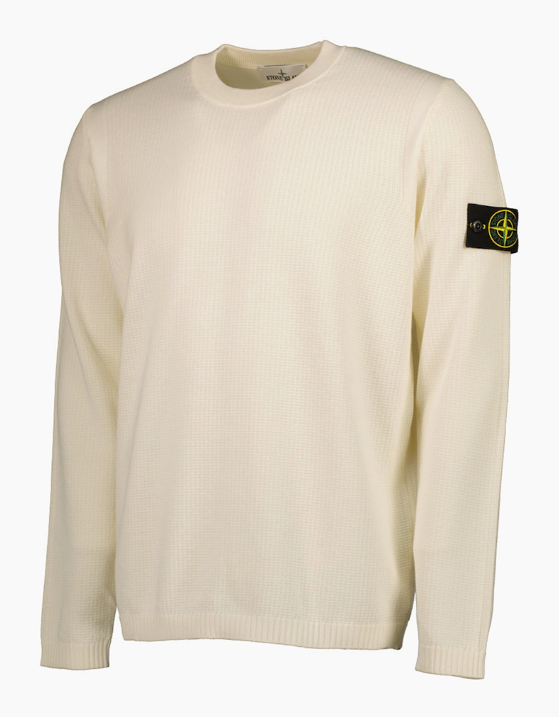 Crewneck Knitted Cotton Jumper