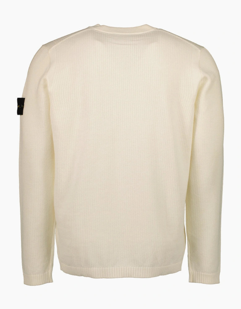 Crewneck Knitted Cotton Jumper