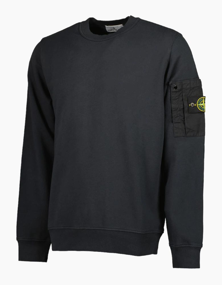 Cotton Fleece Pocket Sweatshirt