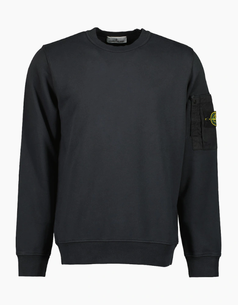 Cotton Fleece Pocket Sweatshirt