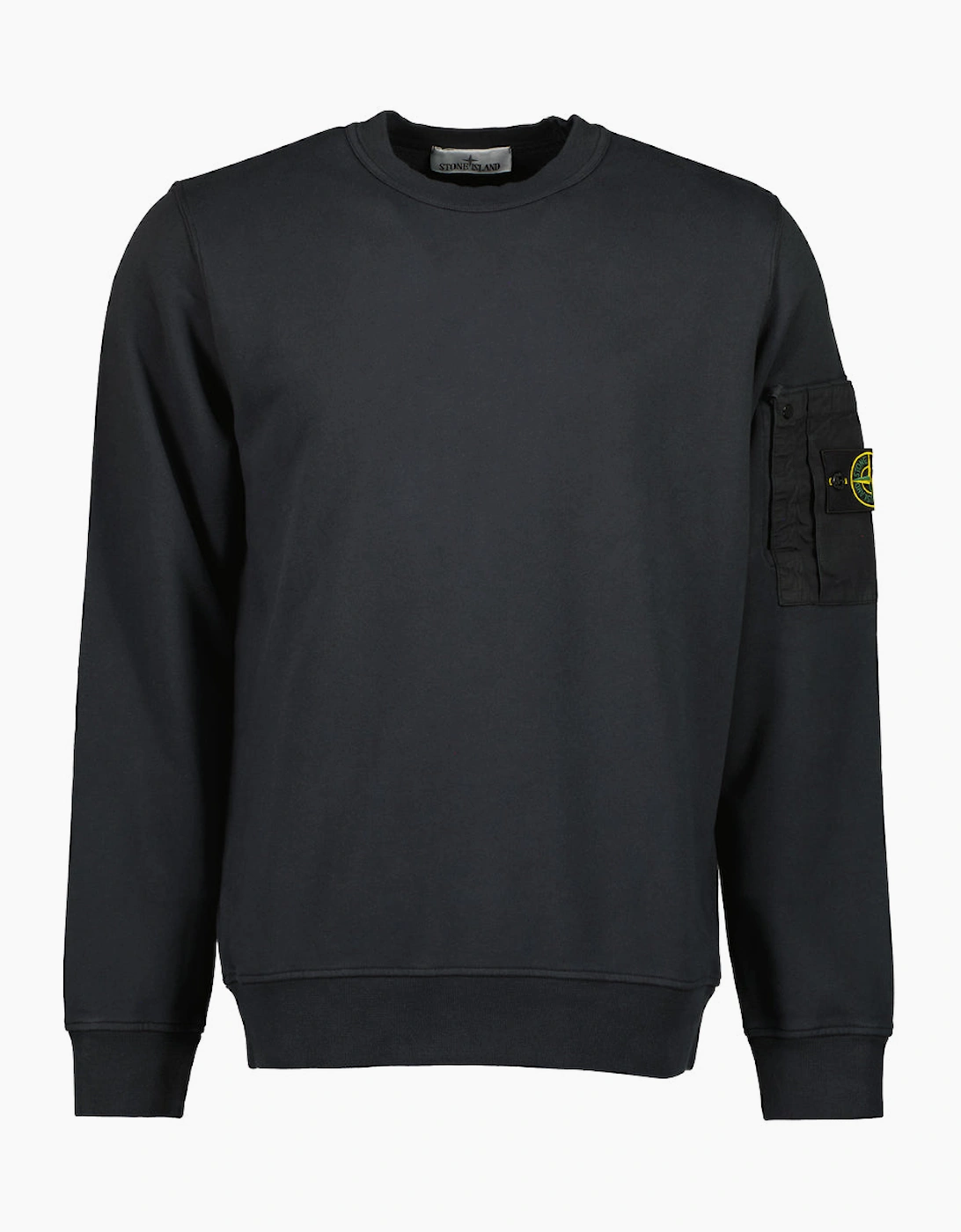 Stone Island Stone Island Men's Cotton Fleece Pocket Sweatshirt - Navy