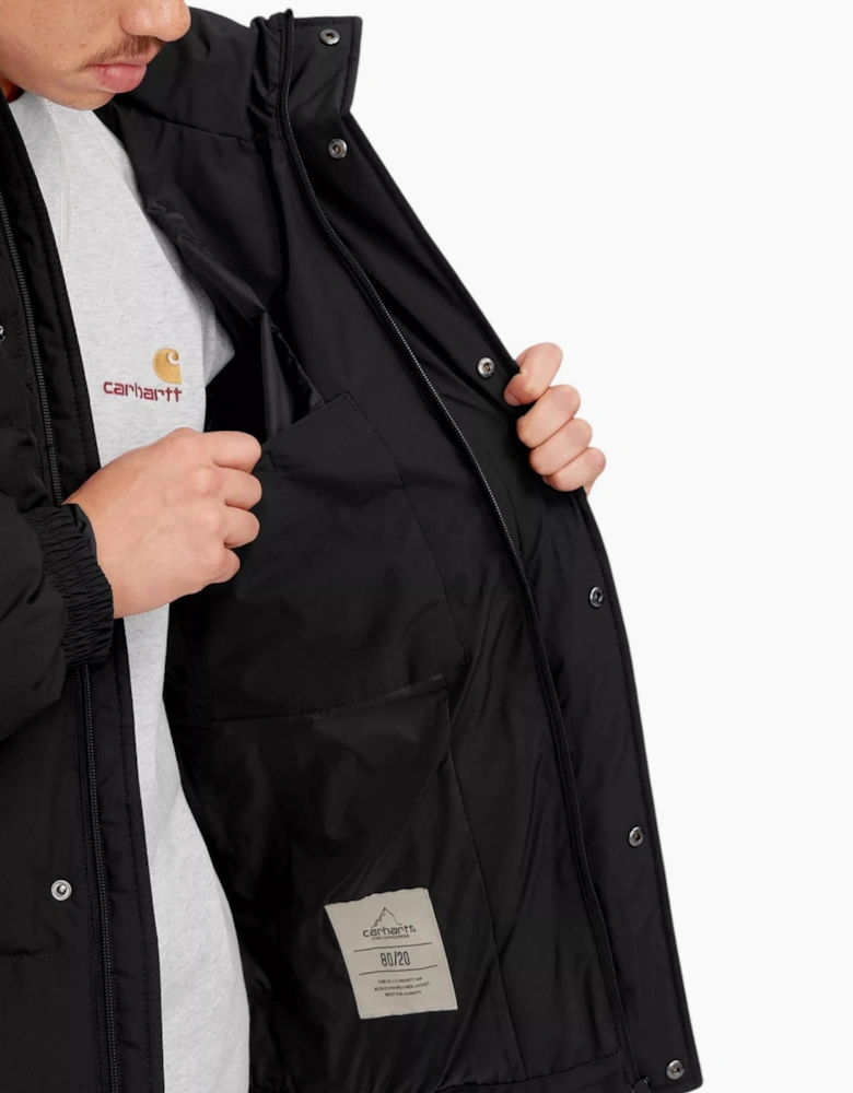 Carhatt Mens Jacket Danville Winter Coat Black