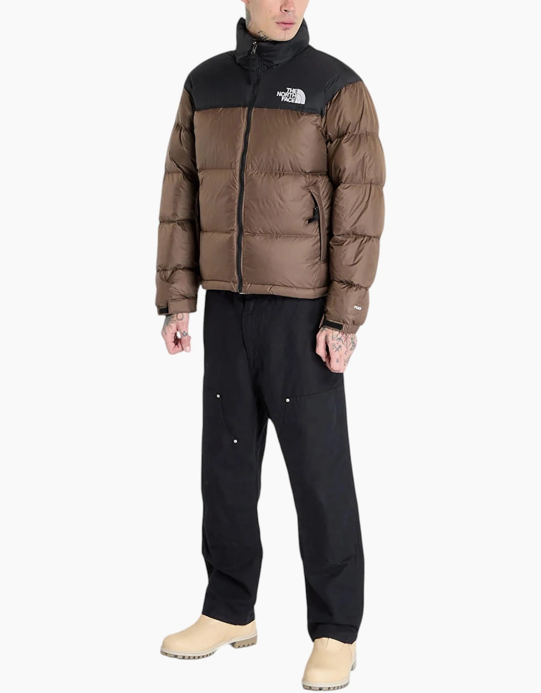 The North Face Jacket Mens 1996 Retro Nuptse Puffer Jacket Brown