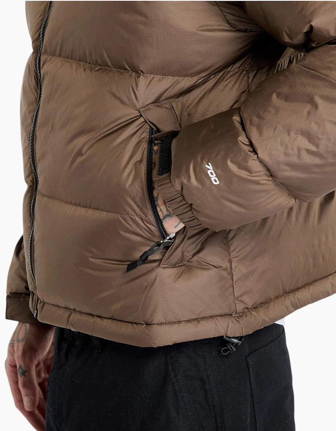 The North Face Jacket Mens 1996 Retro Nuptse Puffer Jacket Brown