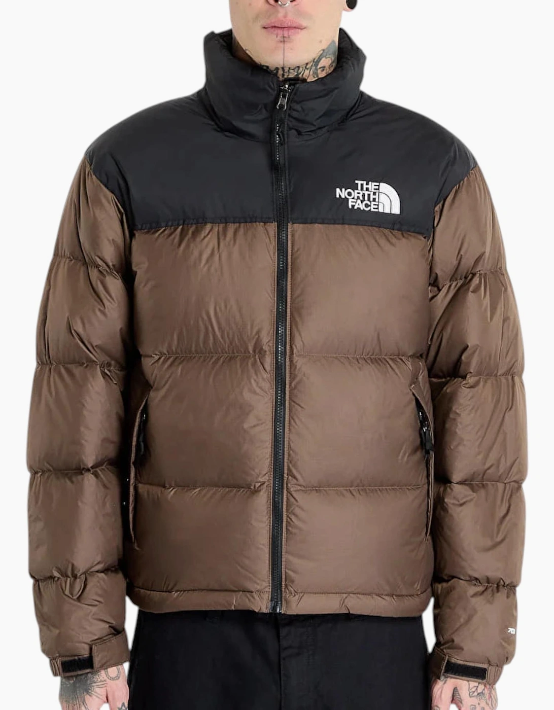 The North Face Jacket Mens 1996 Retro Nuptse Puffer Jacket Brown
