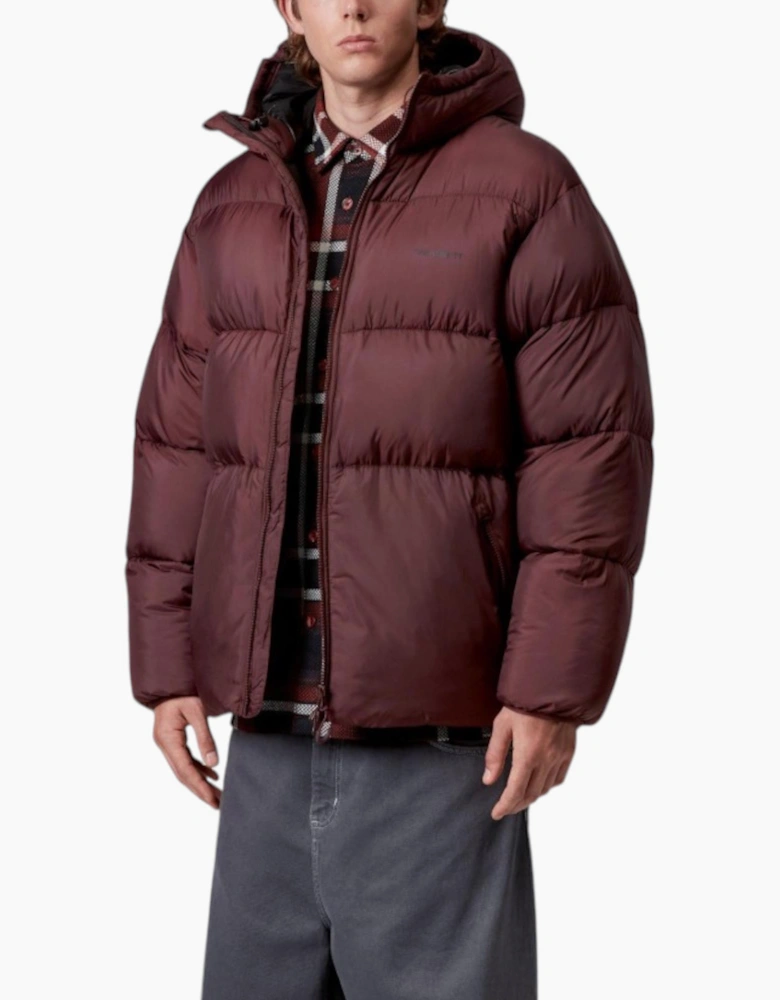Carhatt Mens Jacket Toronto Winter Coat Burgundy