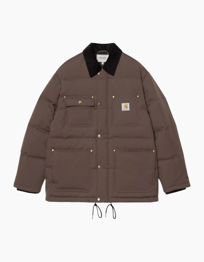 Carhatt Mens Jacket Rayler Winter Coat Dark Brown