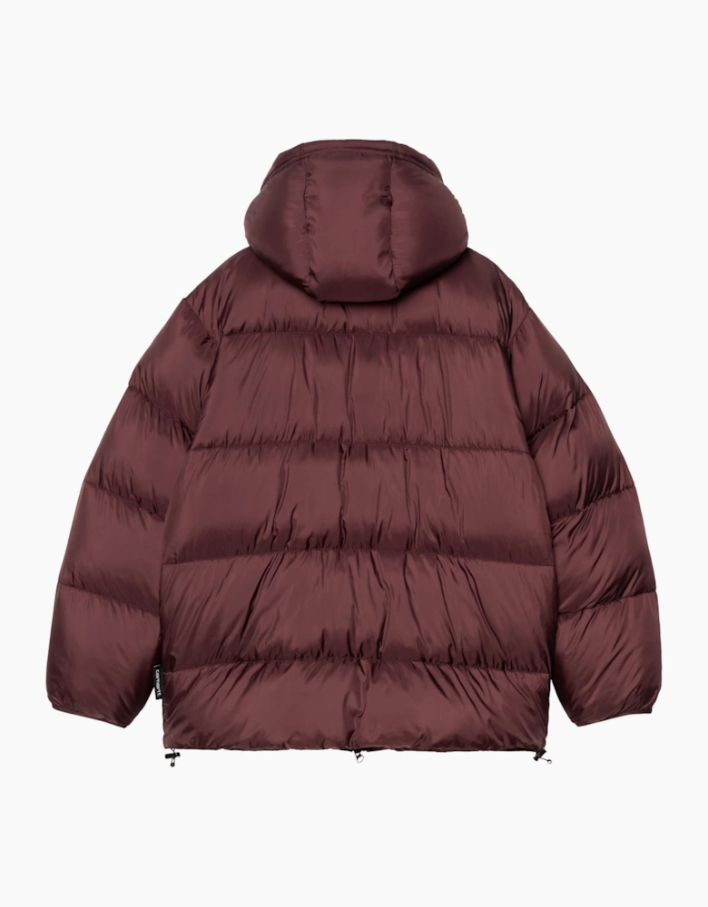 Carhatt Mens Jacket Toronto Winter Coat Burgundy