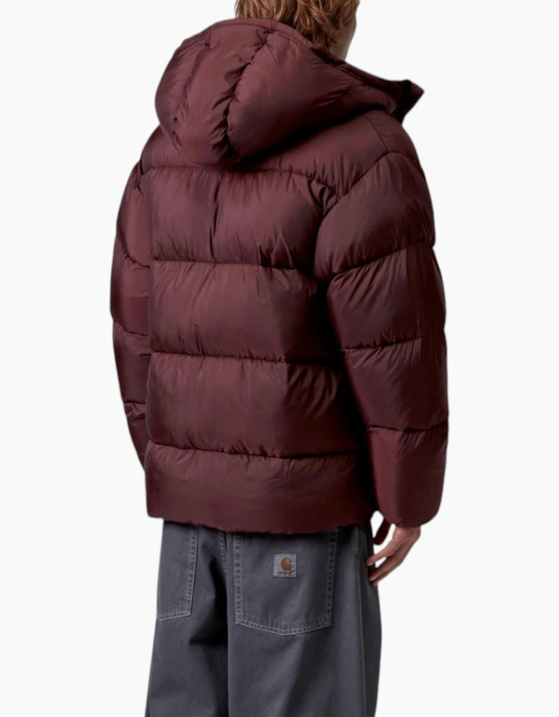 Carhatt Mens Jacket Toronto Winter Coat Burgundy