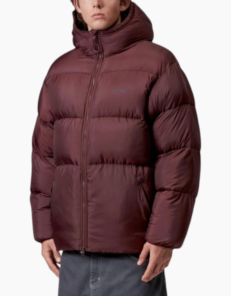 Carhatt Mens Jacket Toronto Winter Coat Burgundy