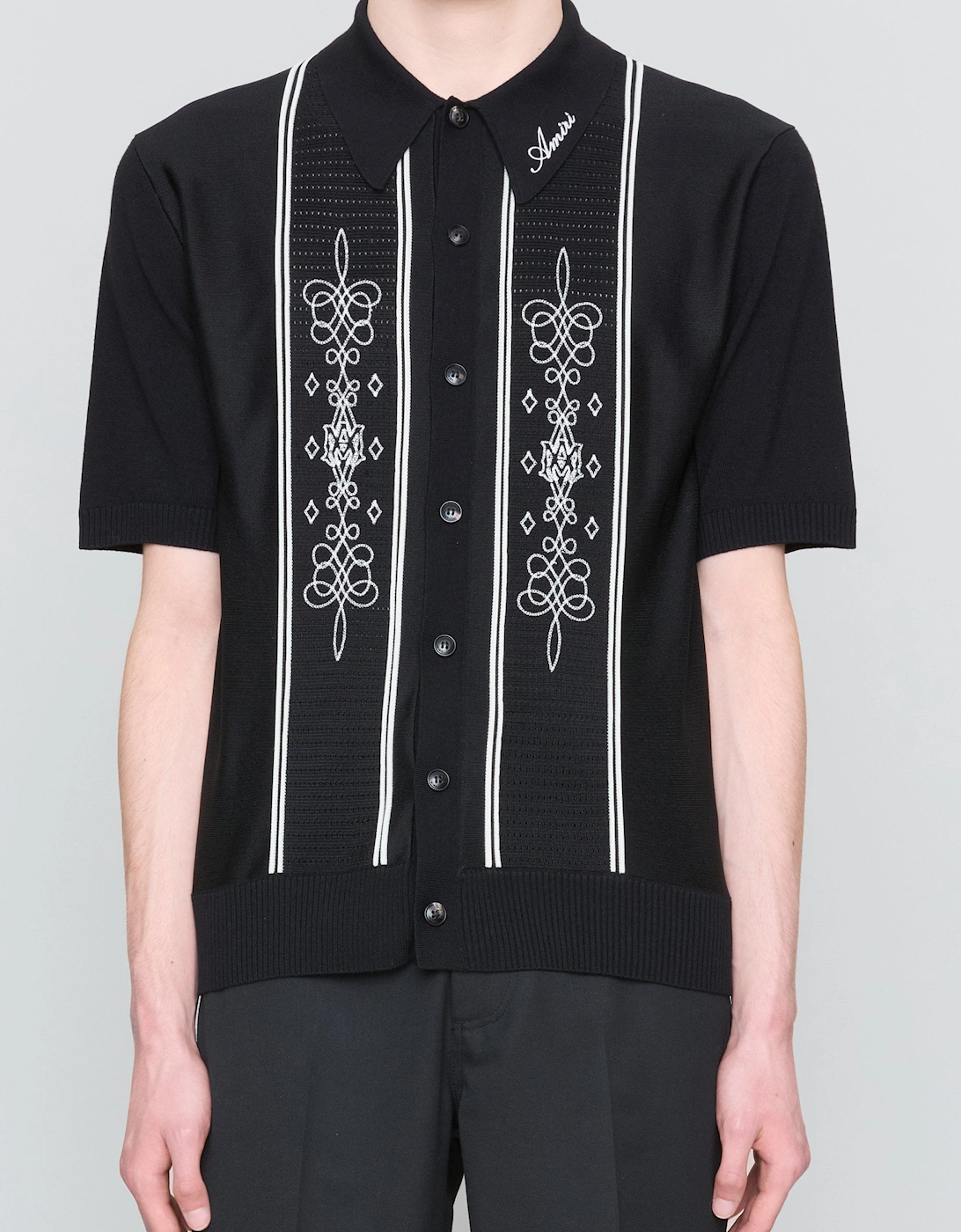 MA PANELED KNIT SHIRT
