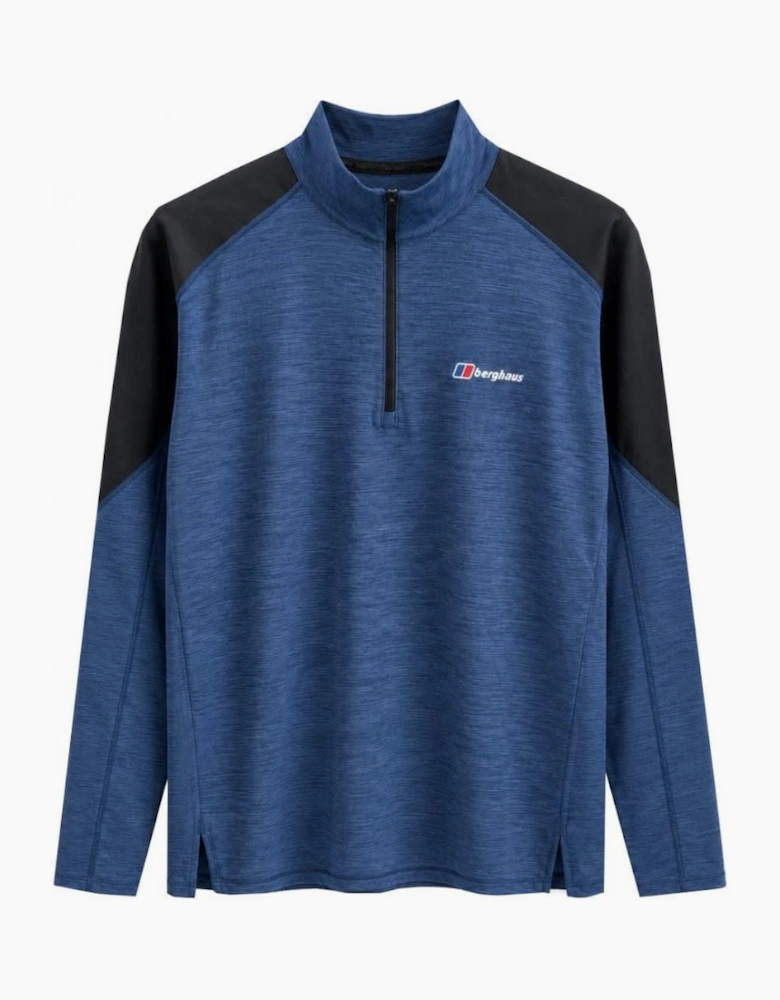 Berghaus Men's Dark Blue/ Black Farndale Long Sleeved Tech T-shirt