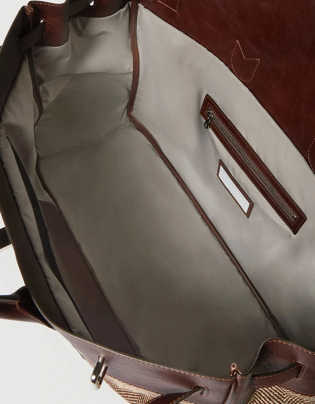 Leather Travel Bag Brown
