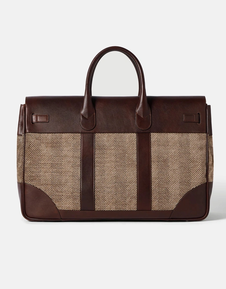 Leather Travel Bag Brown