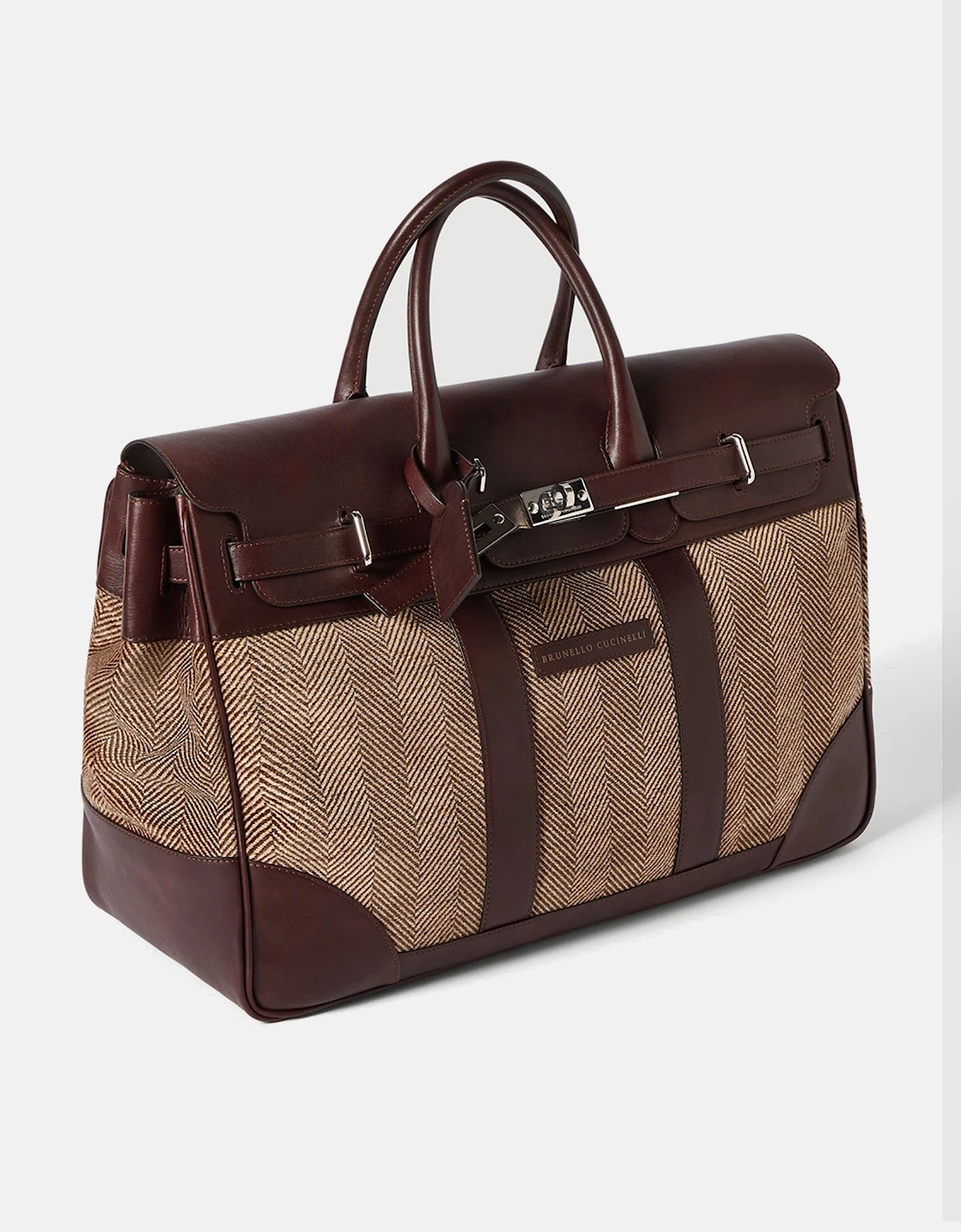 Leather Travel Bag Brown