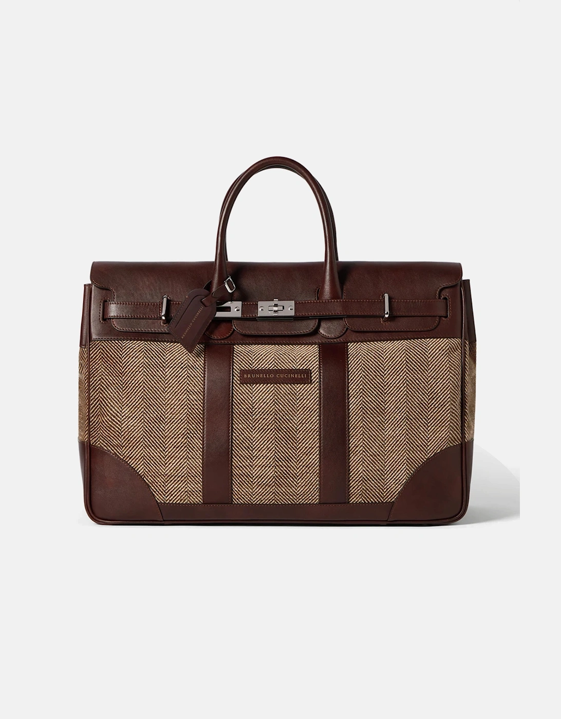 Leather Travel Bag Brown