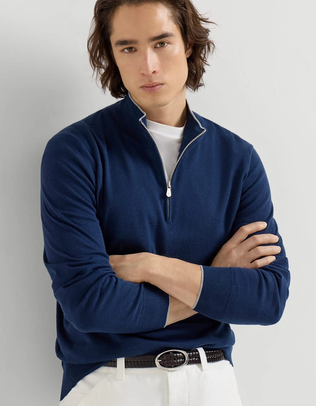 1/4 ZIP SWEATER