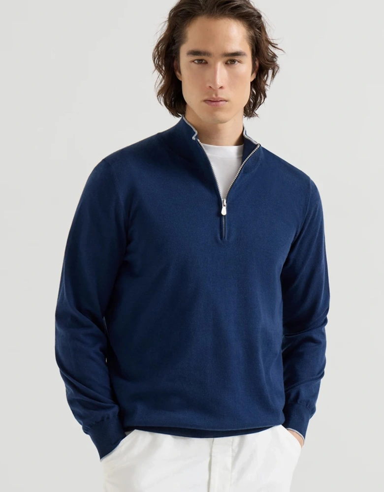 1/4 ZIP SWEATER