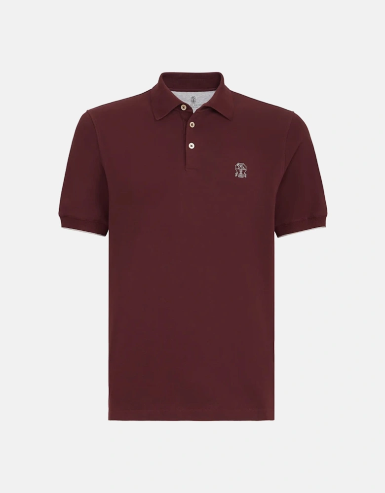 BRANDED COTTON POLO SHIRT