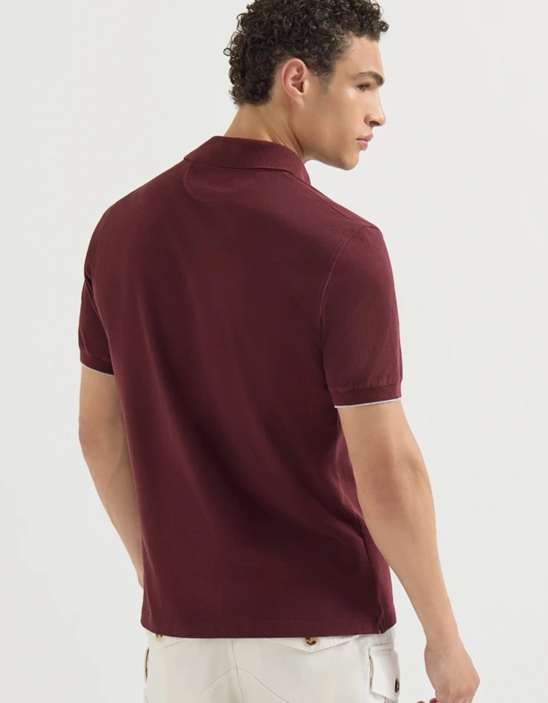 BRANDED COTTON POLO SHIRT