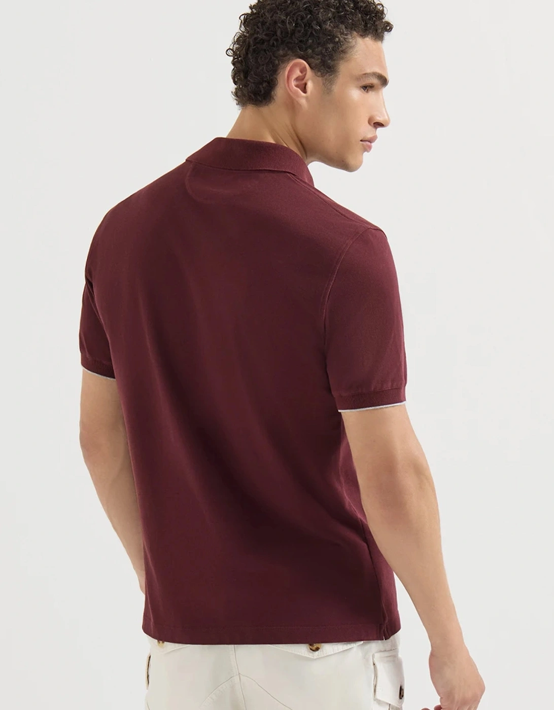 BRANDED COTTON POLO SHIRT