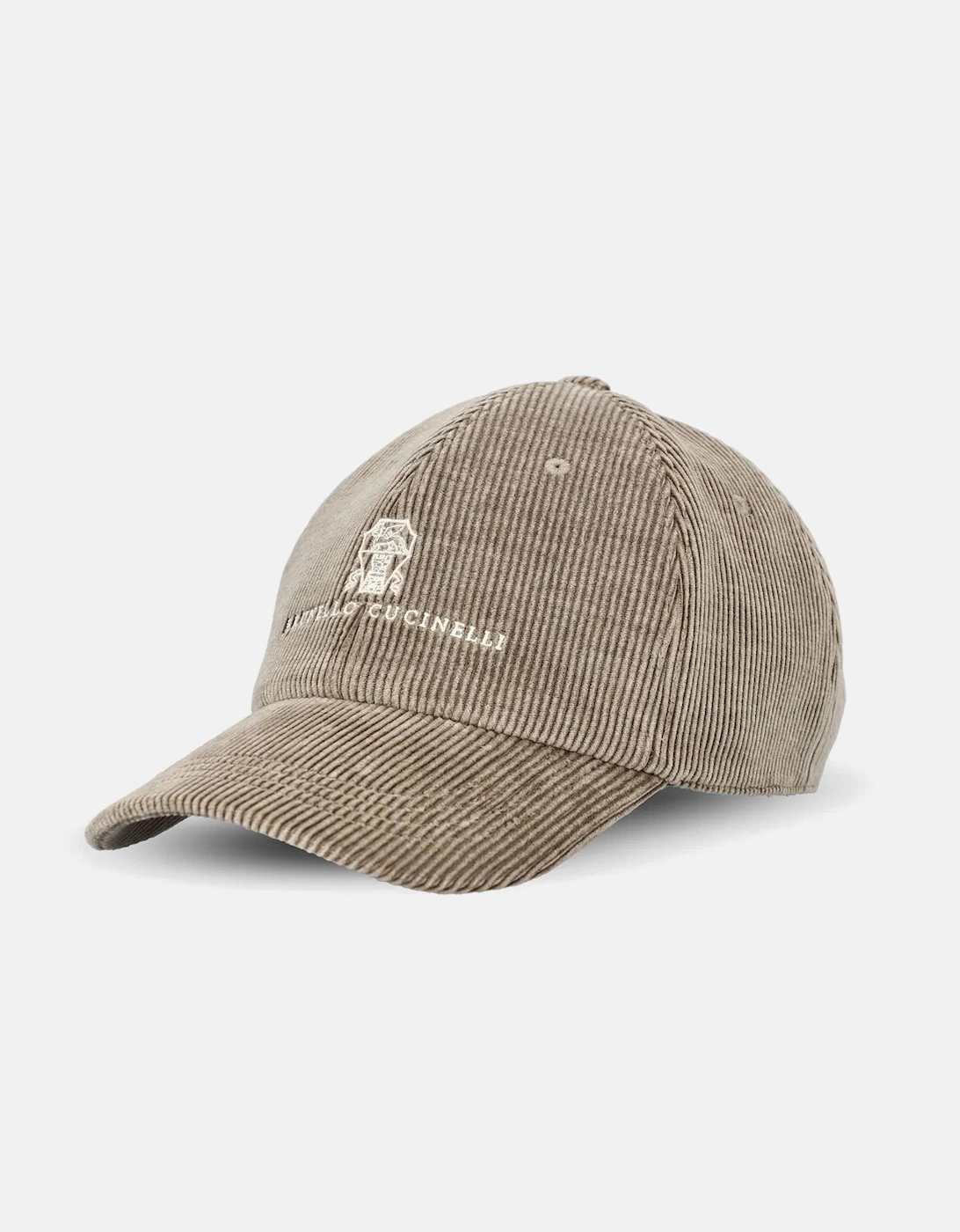 Branded Cotton Cap Beige/Grey